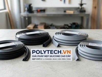 Nẹp silicone chữ U, V và P