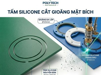 Tấm silicone cắt gioăng mặt bích