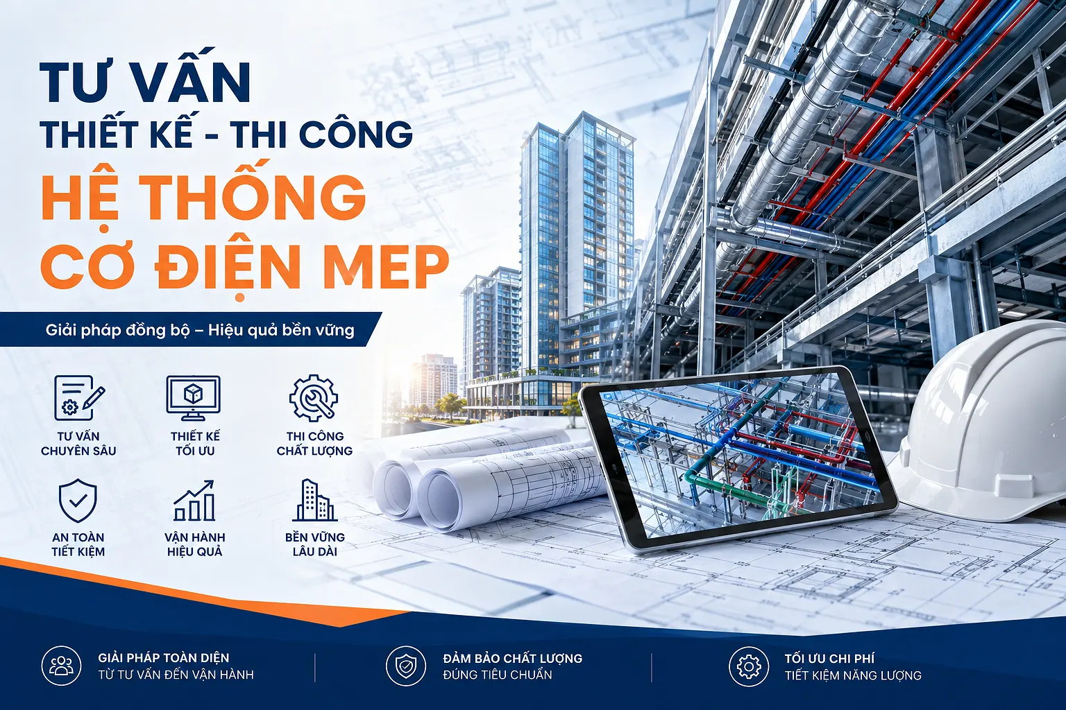 TƯ VẤN THIẾT KẾ – THI CÔNG HỆ THỐNG CƠ ĐIỆN MEP CHUYÊN NGHIỆP - Ảnh 1 TƯ VẤN THIẾT KẾ – THI CÔNG HỆ THỐNG CƠ ĐIỆN MEP CHUYÊN NGHIỆP