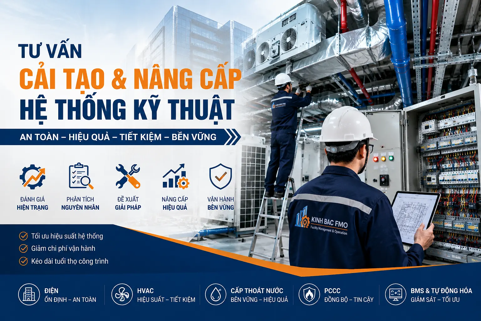 TƯ VẤN CẢI TẠO & NÂNG CẤP HỆ THỐNG KỸ THUẬT CÔNG TRÌNH - Ảnh 1 TƯ VẤN CẢI TẠO & NÂNG CẤP HỆ THỐNG KỸ THUẬT CÔNG TRÌNH